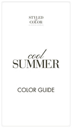 cool Summer Color Guide