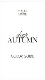 deep Autumn Color Guide