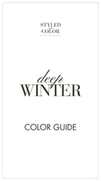 deep Winter Color Guide